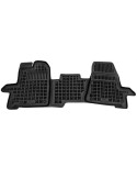 Rubber automatten Ford Transit Custom 1e rij 3 zitplaatsen (niet voor automaat) 2012-2023