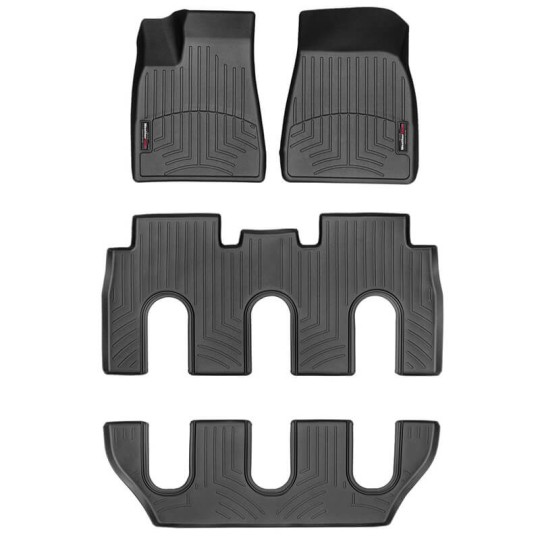 Combideal Tesla Model X 7-zits: trunk-, frunk- & automatten