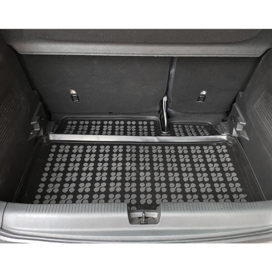 Rubber kofferbakmat Opel Crossland X lage vloer 2017-heden