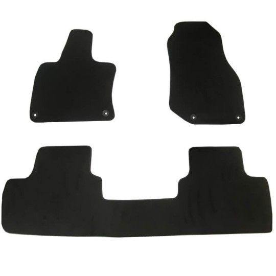 Lynk & Co 01 2021-heden (met doorlopende achtermat) premium velours automatten