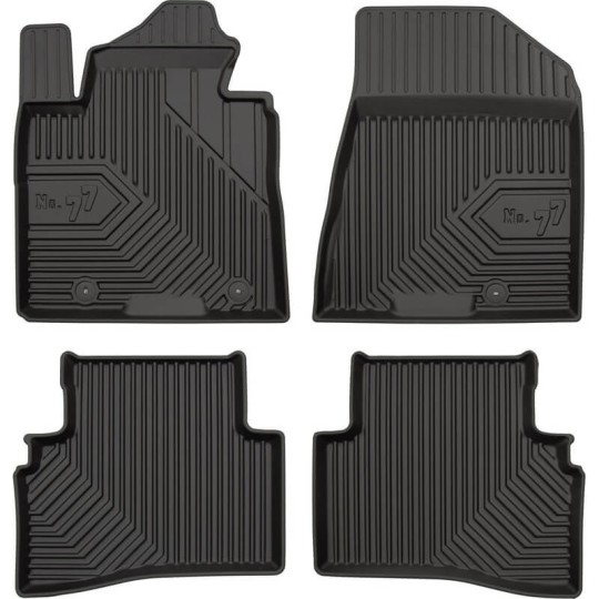 Hyundai Tucson III zonder gorldelspanner achter stoel bestuurder 2015-2020 rubber matten