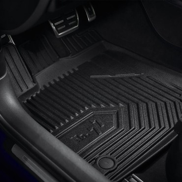 Hyundai Tucson III met gorldelspanner achter stoel bestuurder 2015-2020 rubber matten 2