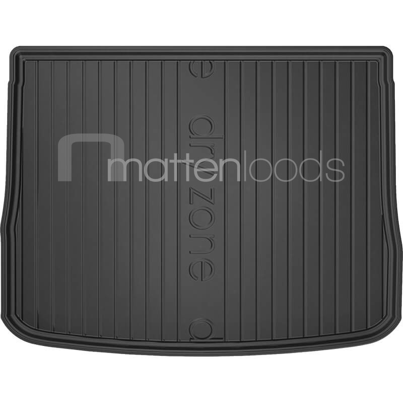 Rubber kofferbakmat Volkswagen Tiguan I hoge vloer (met reservewiel)