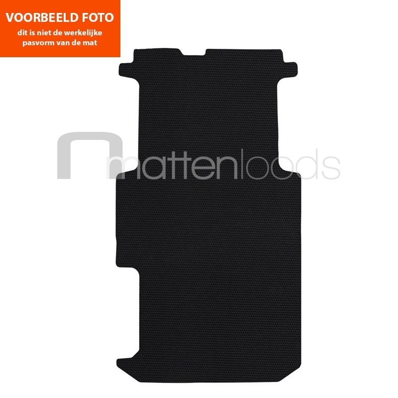 Premium M-Line laadvloermat Mercedes Vito L2 dubbel cabine 2004-2014 | 4mm antislip rubber traanplaat