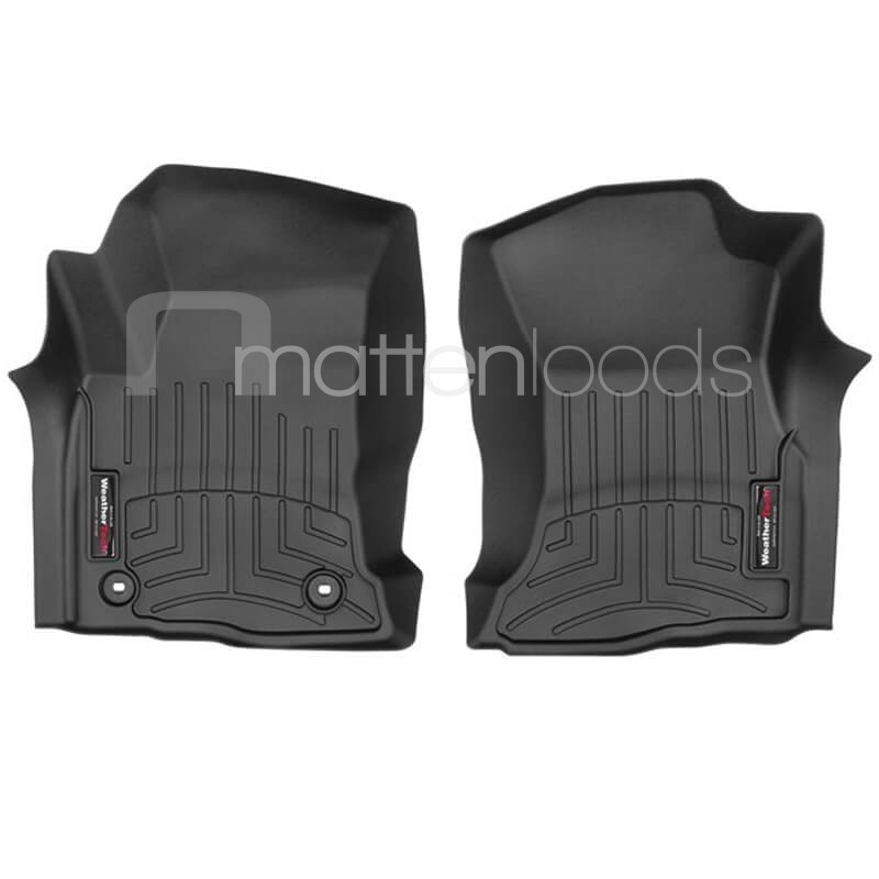 Weathertech Floorliners (voorset met verwamringsopeningen) Toyota Hilux 2015-heden