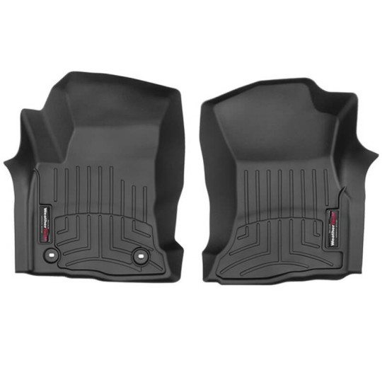 Weathertech Floorliners (voorset met verwamringsopeningen) Toyota Hilux 2015-heden