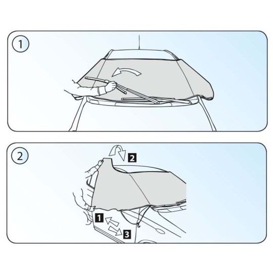Antievries bescherming voorruit | Antievries deken auto