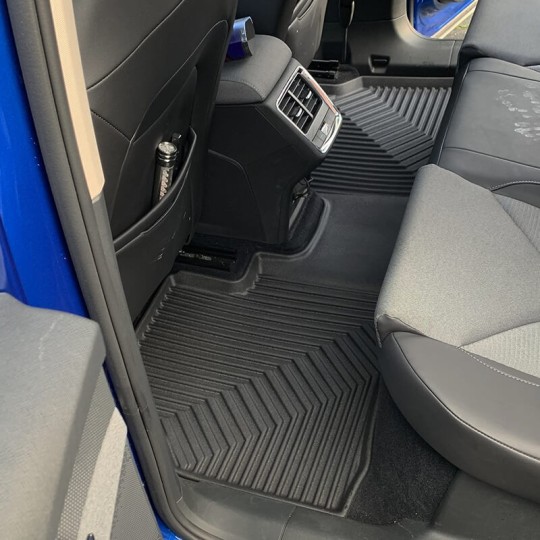 MOTOS Auto-vloermatten van rubber voor Skoda Enyaq iV vanaf 2020 Verbeter uw reiscomfort met Anti-Slip Mat Car 3D- Vloermatten voor alle weersomstandigheden, bescherming tegen vuil