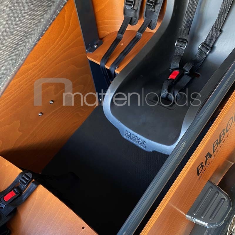 Babboe GO Mountain vloermat ProFit rubber antislip bakfietsmat