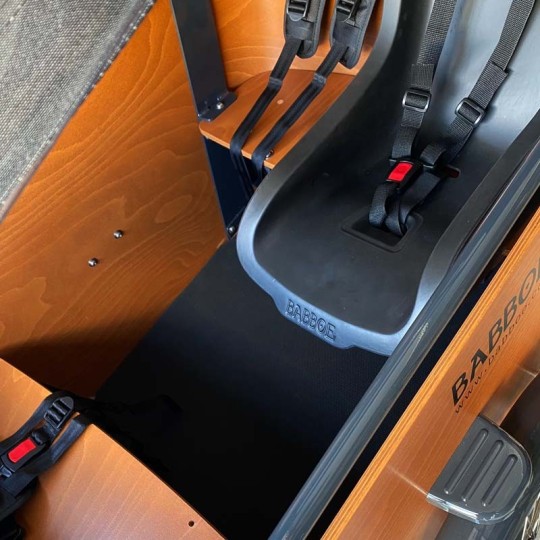 Babboe GO-E vloermat ProFit rubber antislip bakfietsmat