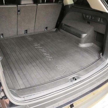 Rubber kofferbakmat Skoda Kodiaq 7-zits (3e rij ingeklapt met zijvakken) 2