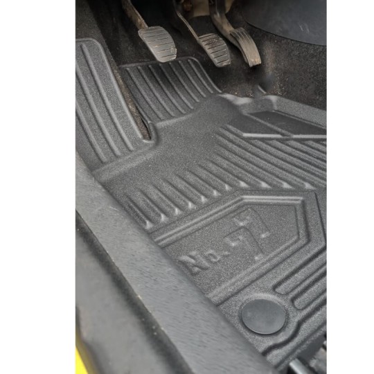 moto-MOLTICO Vooraan rubberen matten voor de auto, 2-delige set