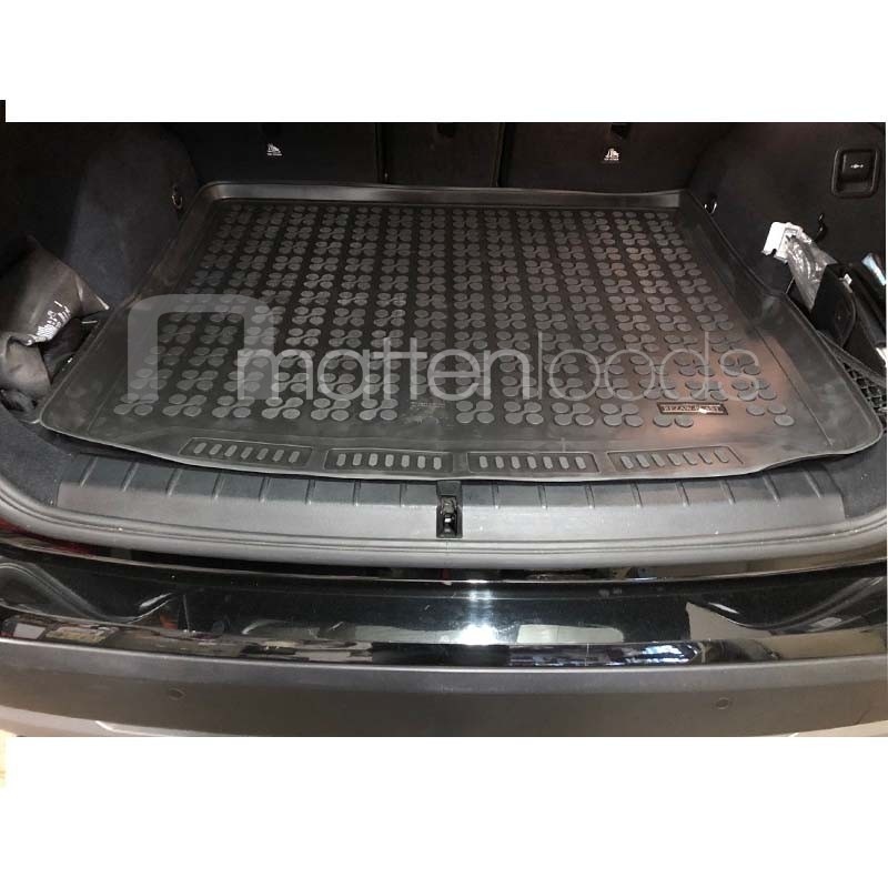 Rubber kofferbakmat BMW X1 F48 zonder verstelbare stoel op rails 2015-2021