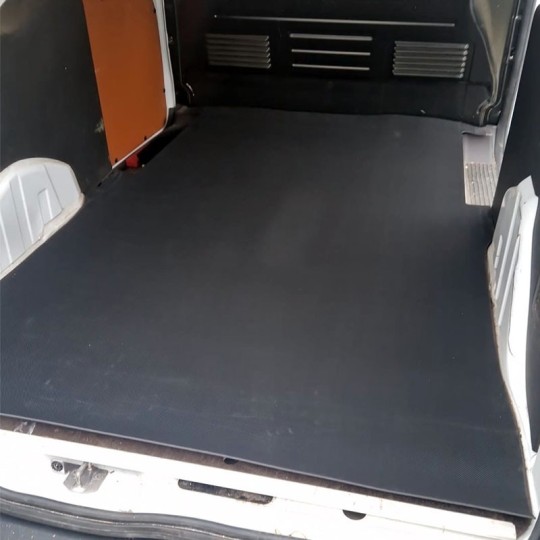 Laadvloermat rubber Ford Transit Connect verlengd dubbele schuifdeur 2013-heden