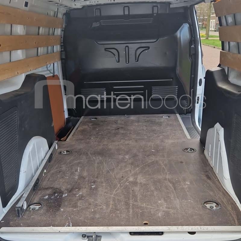 Laadvloermat rubber Ford Transit Connect verlengd dubbele schuifdeur 2013-heden