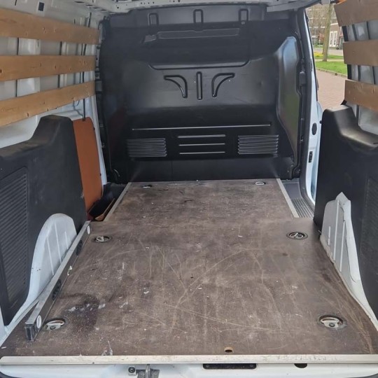 Laadvloermat rubber Ford Transit Connect verlengd dubbele schuifdeur 2013-heden