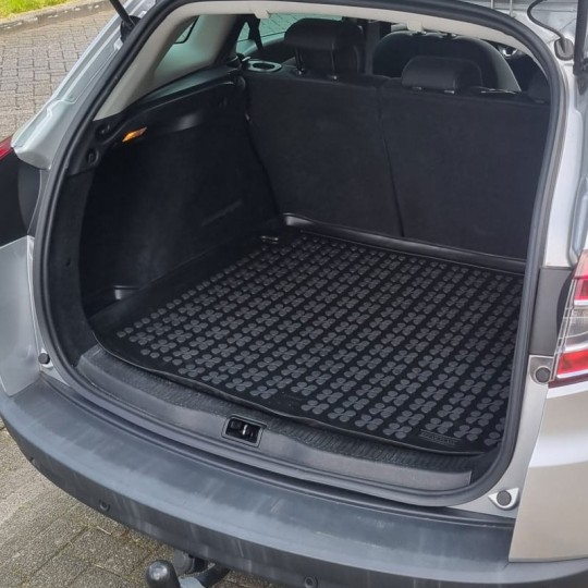 Rubber kofferbakmat Renault Megane Grand Tour met flappen 2009-2016