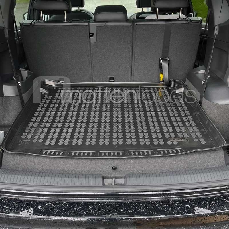 Volkswagen Tiguan Allspace 7-zits (3e zitrij gevouwen) rubber kofferbakmat 2018-heden