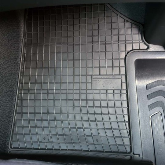 Rubber matten Mercedes Vito III van (1e en 2e rij) vanaf 2014