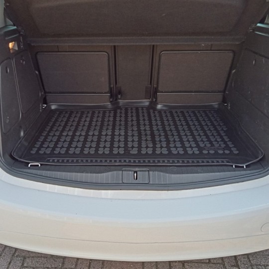 Rubber kofferbakmat Opel Meriva hoge vloer met verschuifbare achterbank 2014-heden