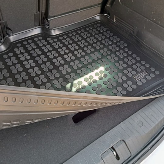 Rubber kofferbakmat Opel Meriva hoge vloer met verschuifbare achterbank 2014-heden