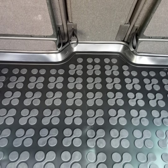 Rubber kofferbakmat Opel Meriva hoge vloer met verschuifbare achterbank 2014-heden