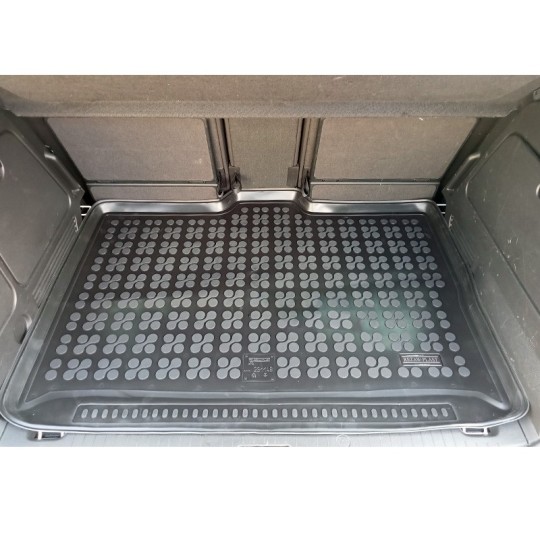 Rubber kofferbakmat Opel Meriva hoge vloer met verschuifbare achterbank 2014-heden