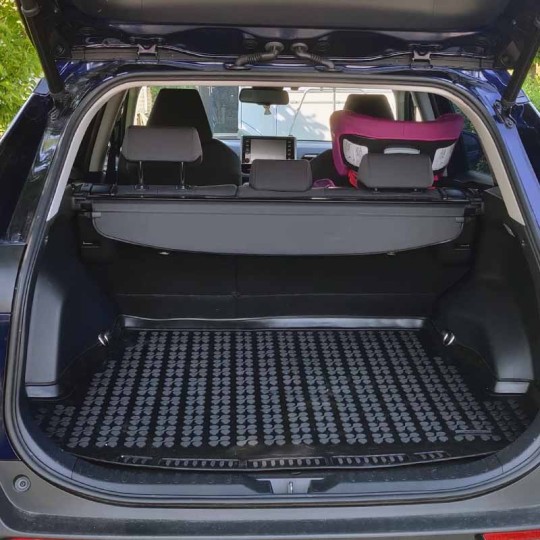 Toyota RAV4 (met thuiskomer) rubber kofferbakmat 2018-heden