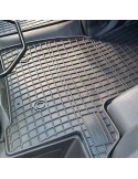 Rubber matten Ford Transit Custom 1e rij (2 zitplaatsen automaat na facelift) vanaf 2017