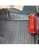Rubber matten Ford Transit Custom 1e rij (2 zitplaatsen automaat na facelift) vanaf 2017
