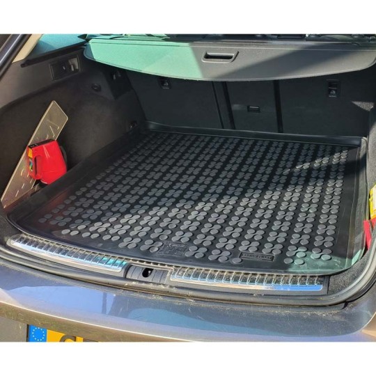 Seat Leon ST hoge vloer rubber kofferbakmat S 2014-2020