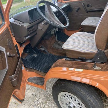 Rubber matten Volkswagen Transporter T3 (1e rij) 1979-1992