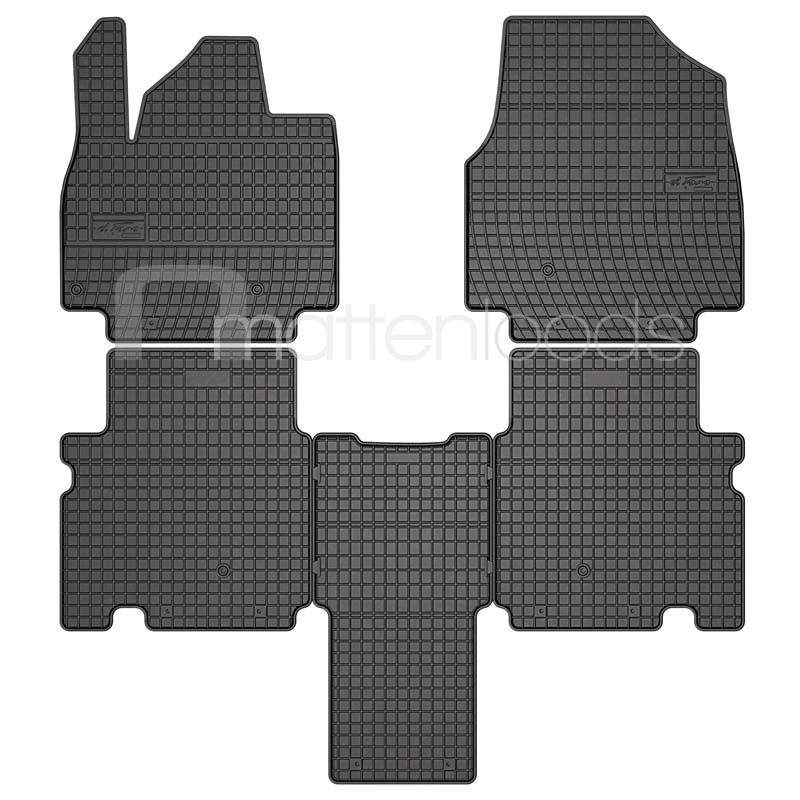 Rubber matten Kia EV9 vanaf 2023 Rubber matten Kia EV9 vanaf 2023