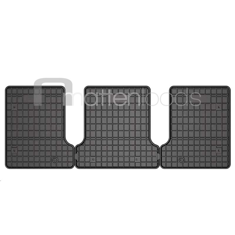 Rubber matten Kia EV9 3e rij vanaf 2023 Rubber matten Kia EV9 3e rij vanaf 2023