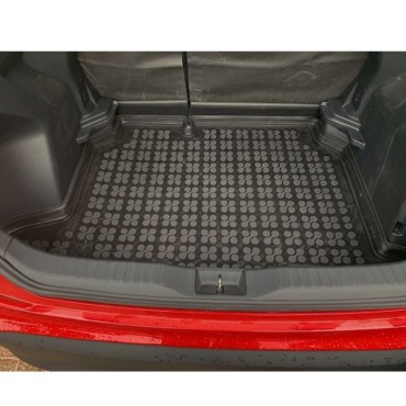 Rubber kofferbakmat Toyota Yaris Cross (benzine 4x2 drive FWD) lage vloer 2021-heden