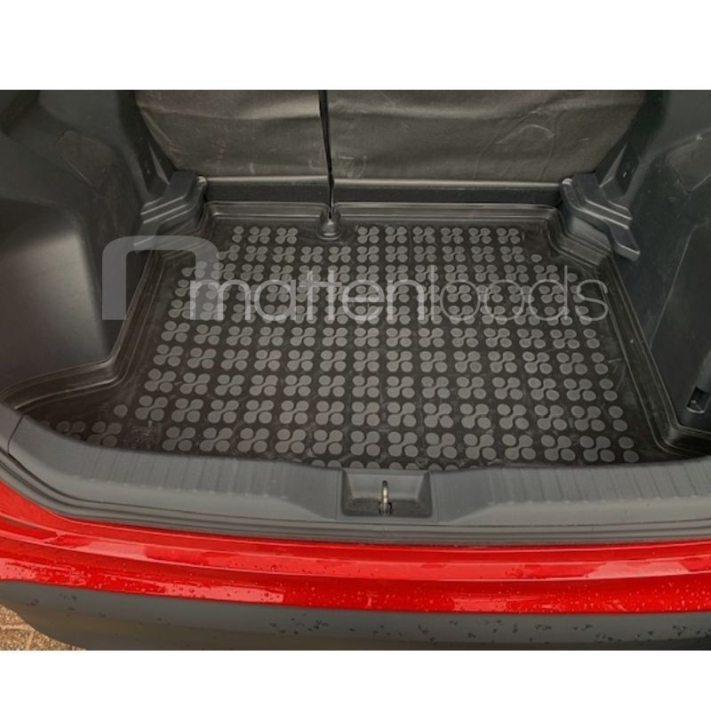 Rubber kofferbakmat Toyota Yaris Cross (benzine 4x2 drive FWD) lage vloer 2021-heden