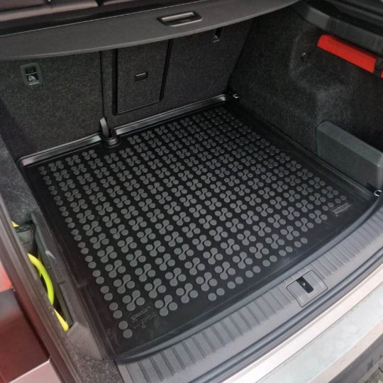 Rubber kofferbakmat Skoda Enyaq lage vloer 2020-heden