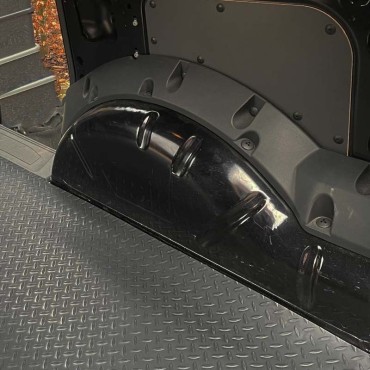 Laadvloermat rubber (traanplaat motief) Volkswagen Caddy dubbele schuifdeur 2020-heden 2