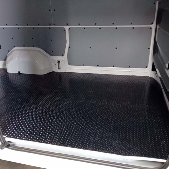 Premium M-Line laadvloermat Renault Master L2 2024-heden | 4mm antislip rubber traanplaat