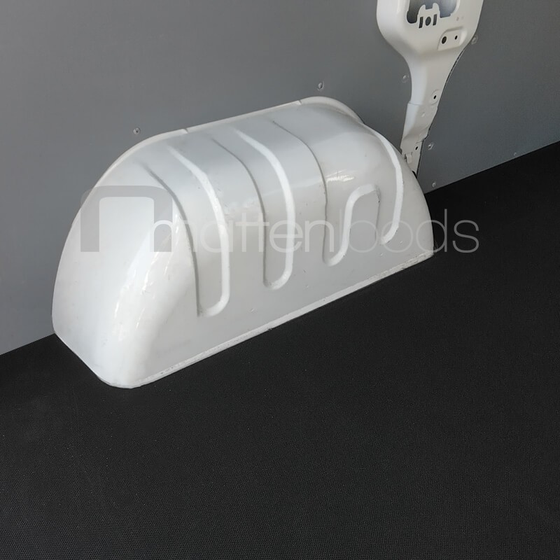 Premium M-Line laadvloermat Ford Transit Custom dubbelcabine L2 (af fabriek) 2023-heden | 4mm antislip rubber traanplaat