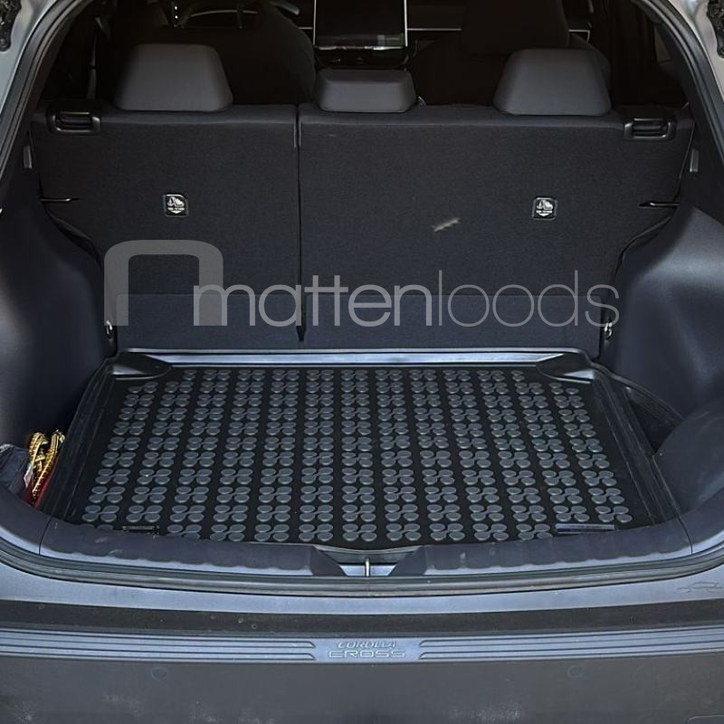 Rubber kofferbakmat Toyota Corolla Cross (2.0 Hybride HEV, 2x4 aandrijving FWD) vanaf 2022