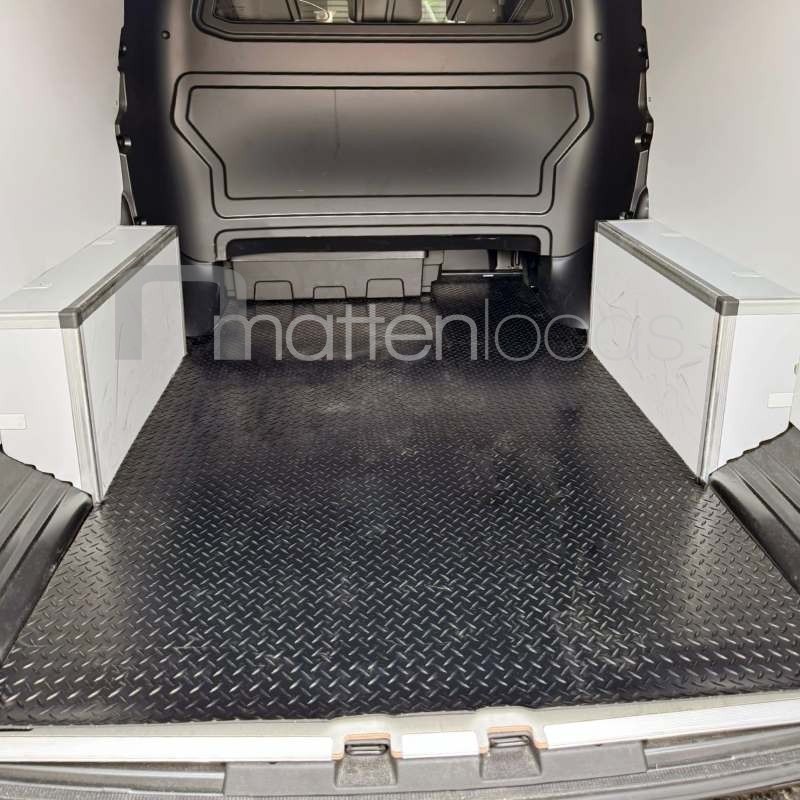 ProFit antislip rubber (traanplaat motief) laadvloermat Peugeot Expert L3 Snoeks dubbelcabine 2016-heden