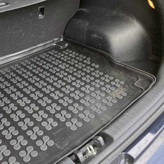Kia E-Niro (met subwoofer en opbergvak rechts) rubber kofferbakmat 2016-heden