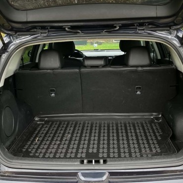 Kia E-Niro (met subwoofer en opbergvak rechts) rubber kofferbakmat 2016-heden