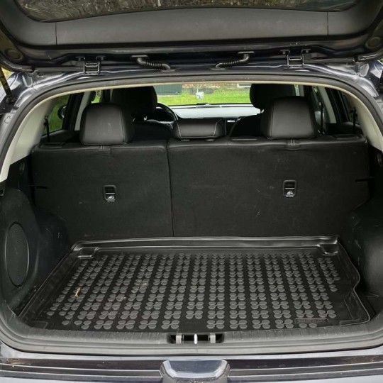 Kia E-Niro (met subwoofer en opbergvak rechts) rubber kofferbakmat 2016-heden
