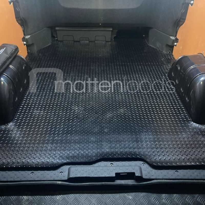 Premium M-Line laadvloermat Fiat Talento Dubbel Cabine verlengd L2 2016-heden | 4mm antislip rubber traanplaat