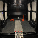 Laadvloermat rubber (traanplaat motief) Ford Transit Custom L1 2023-heden