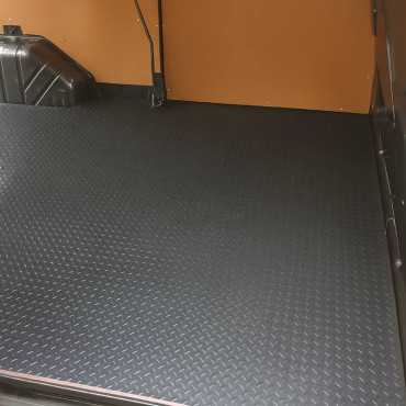 Laadvloermat rubber (traanplaat motief) Ford Transit Custom L2 2012-2023