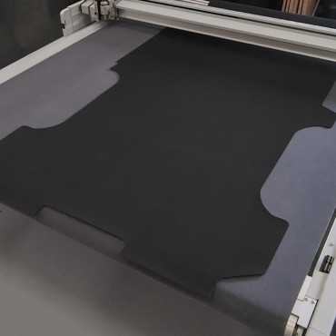 Laadvloermat rubber (traanplaat motief) Ford Transit Custom L2 2012-2023 2