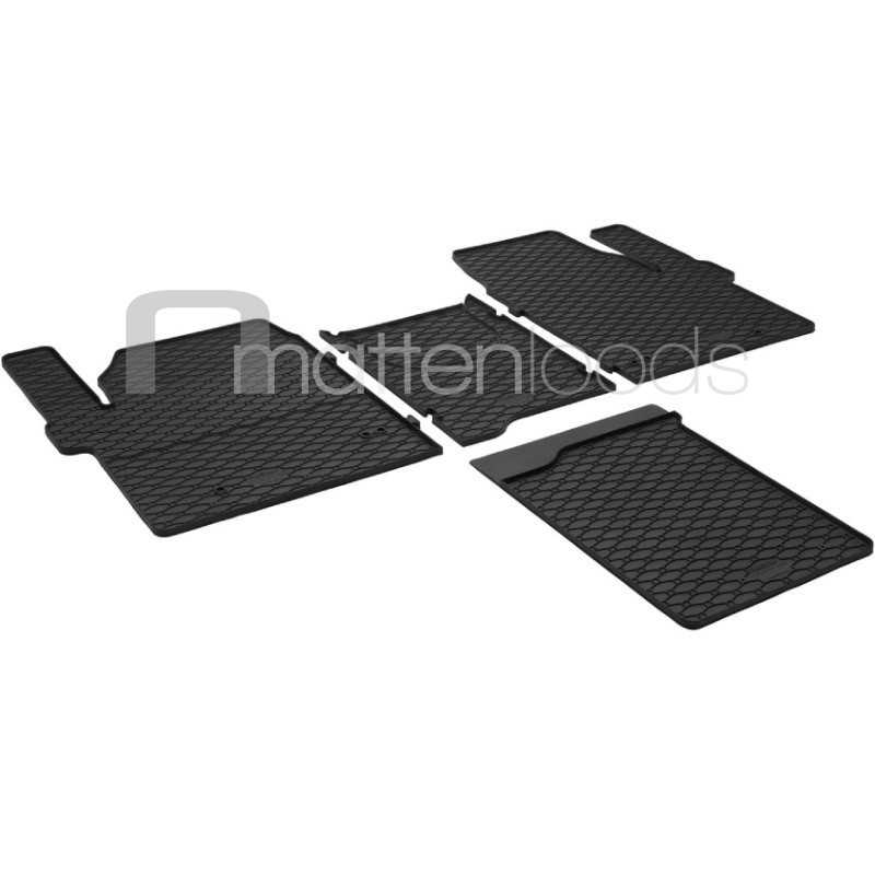 Rubber matten Ford Transit Custom (2 zitplaatsen) 2023-heden